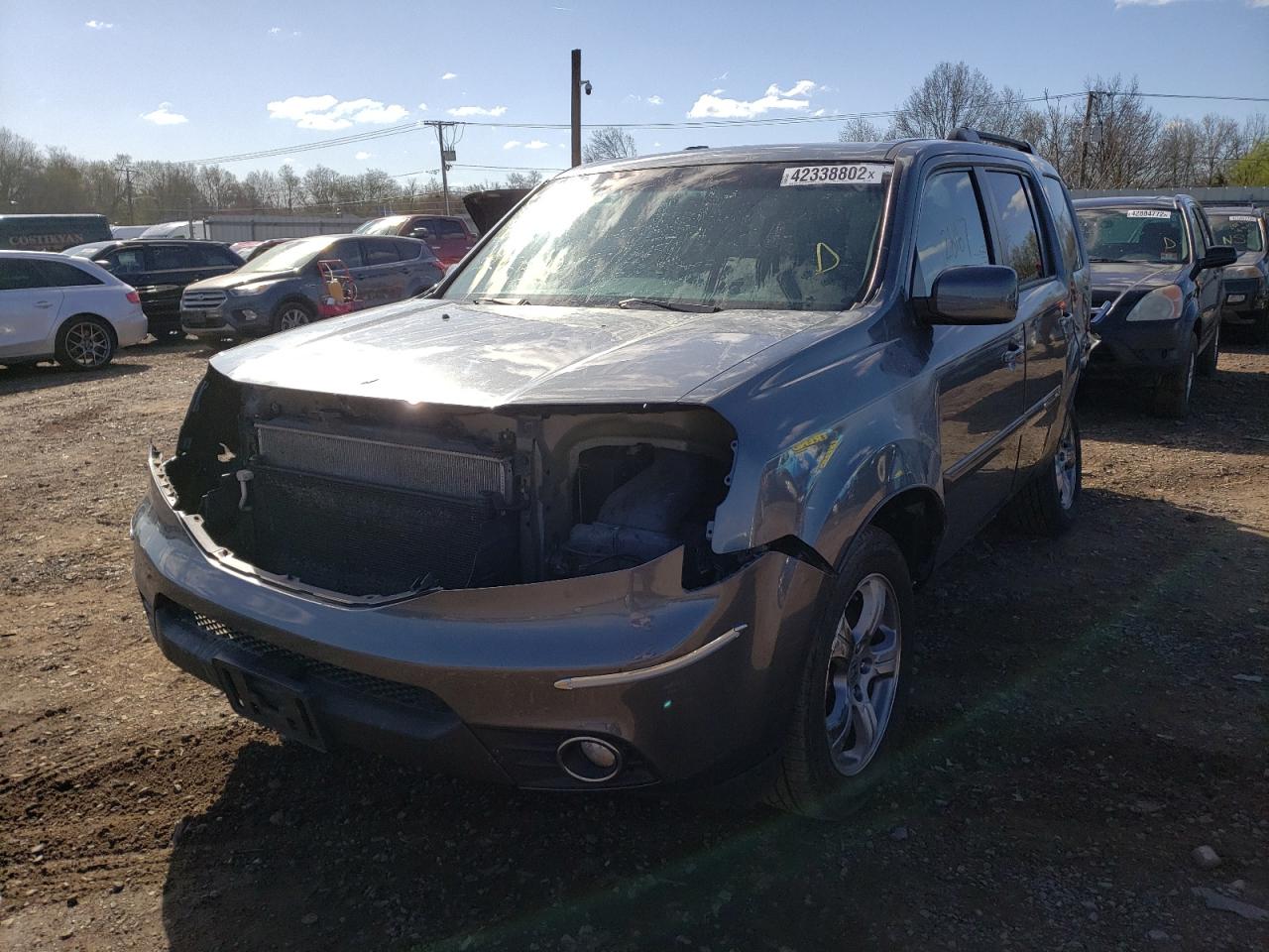 Photo 2 from auction – 2013 HONDA PILOT EXLN with VIN 5FNYF3H70DB012726