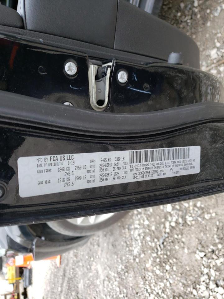 Photo 10 from auction – 2019 DODGE JOURNEY SE with VIN 3C4PDCBB5KT681085