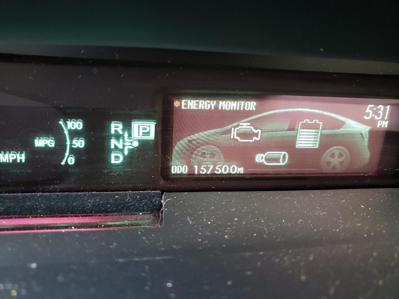 Photo 8 from auction – 2012 TOYOTA PRIUS with VIN JTDKN3DUXC1554332