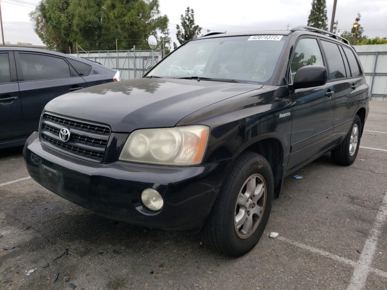 Photo 2 from auction – 2001 TOYOTA HIGHLANDER with VIN JTEGF21A510028311