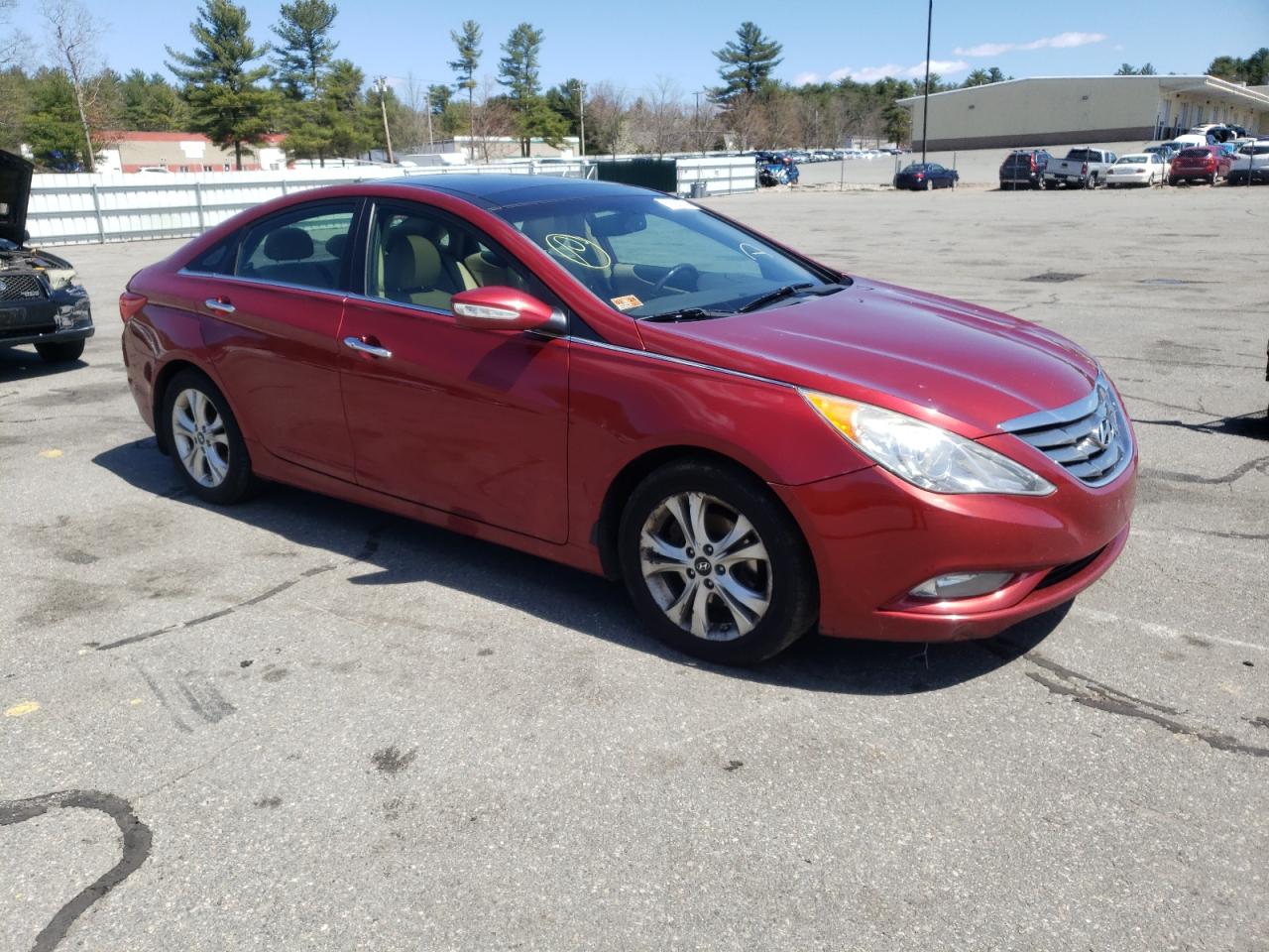 HYUNDAI SONATA SE 2012 with VIN 5NPEC4AC9CH348660 - Photo from auction