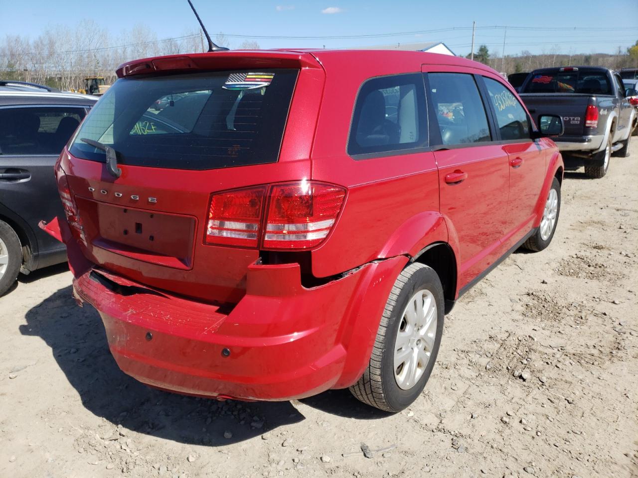 Photo 4 from auction – 2014 DODGE JOURNEY SE with VIN 3C4PDCAB9ET182425