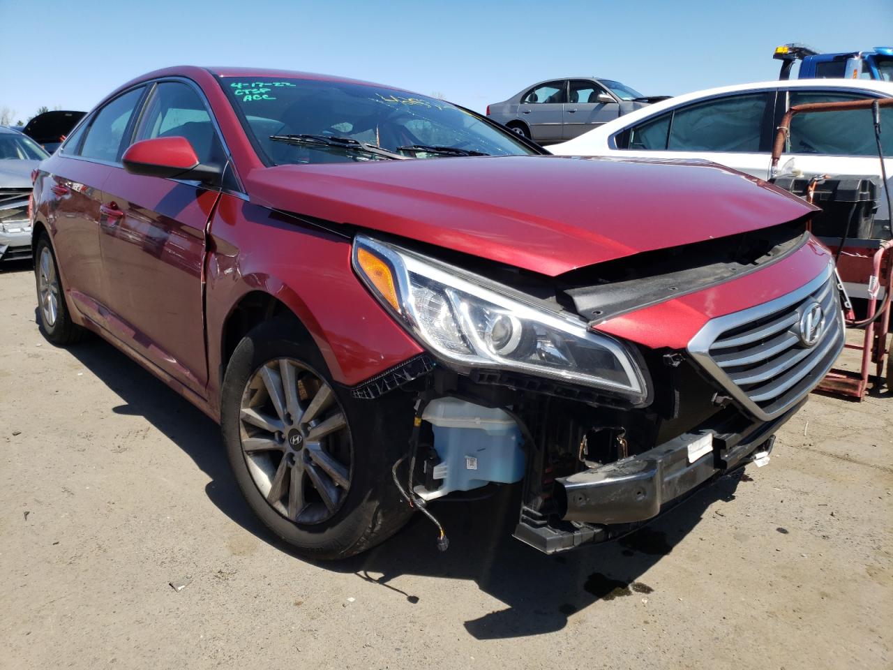 Photo 1 from auction – 2015 HYUNDAI SONATA SE with VIN 5NPE24AF2FH210265