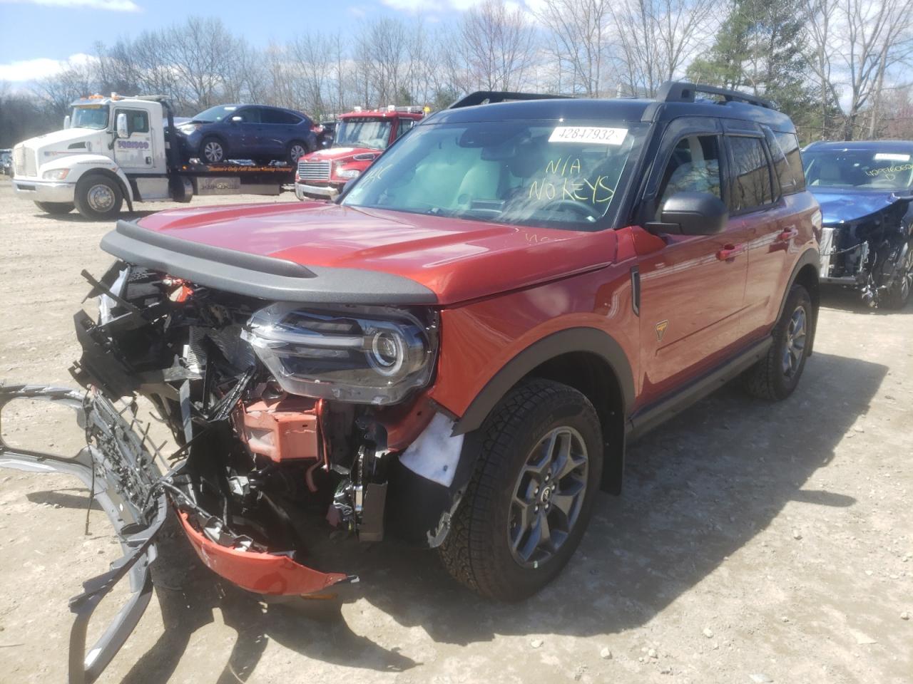 Photo 2 from auction – 2022 FORD BRONCO with VIN 3FMCR9D90NRD00074