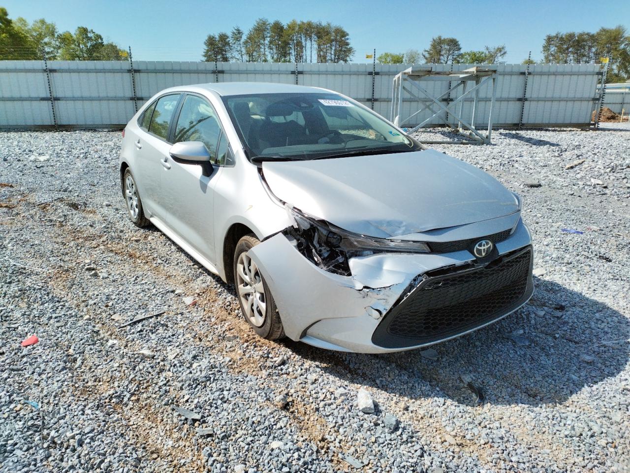 TOYOTA COROLLA LE 2021 with VIN JTDEPMAEXMJ172622 - Photo from auction