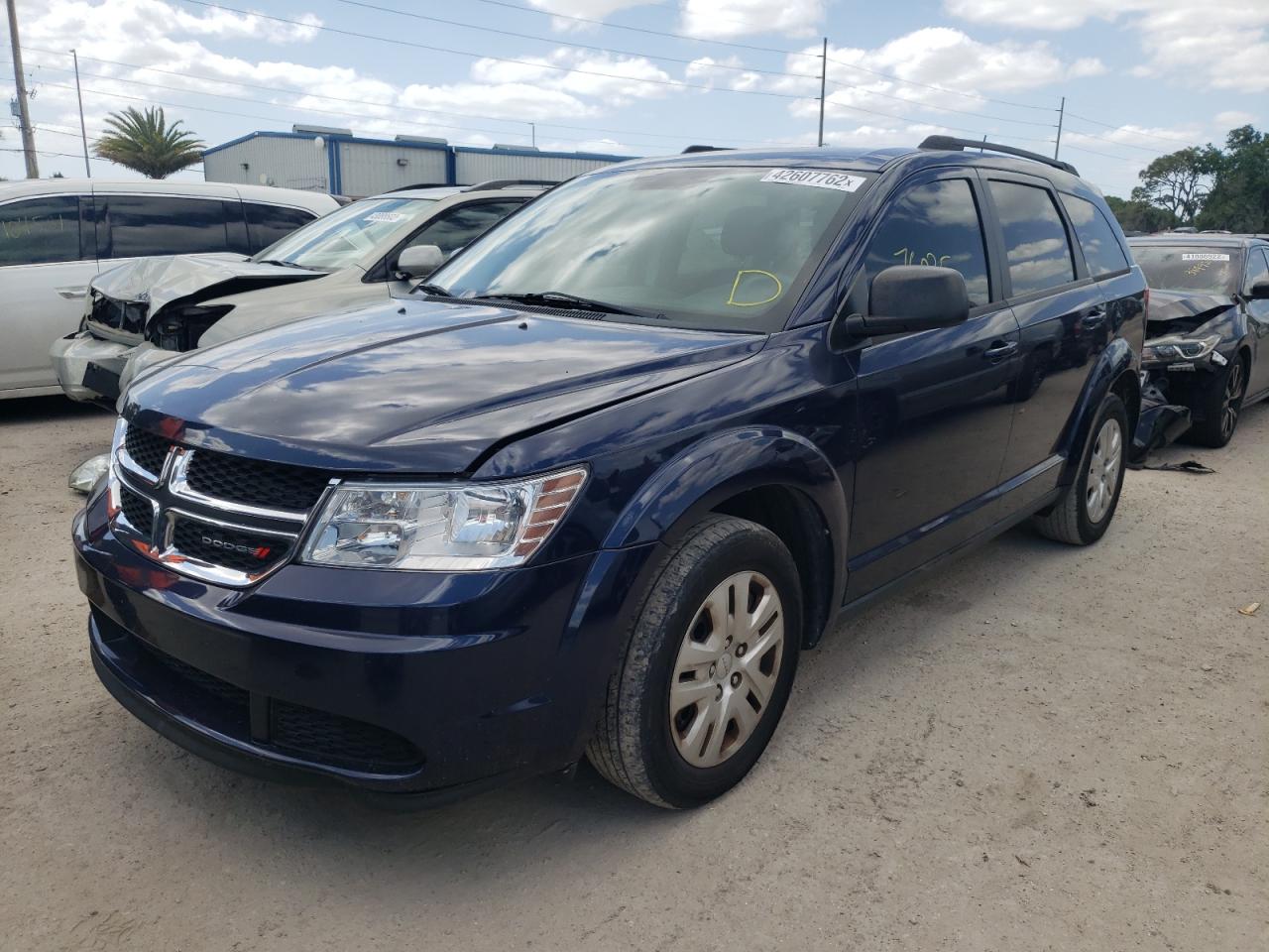 Photo 2 from auction – 2017 DODGE JOURNEY SE with VIN 3C4PDCAB5HT504787
