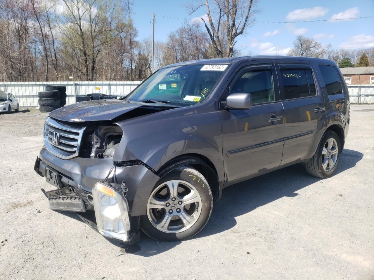 Photo 2 from auction – 2014 HONDA PILOT EXL with VIN 5FNYF4H58EB008767