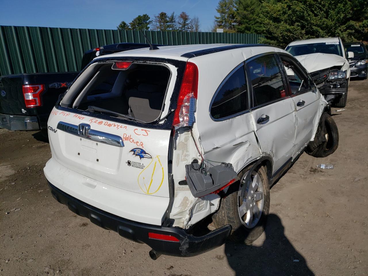Photo 4 from auction – 2007 HONDA CR-V EX with VIN 5J6RE48577L018126