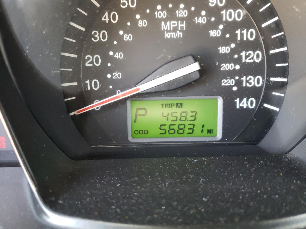 Photo 8 from auction – 2008 KIA SPECTRA EX with VIN KNAFE121485567590