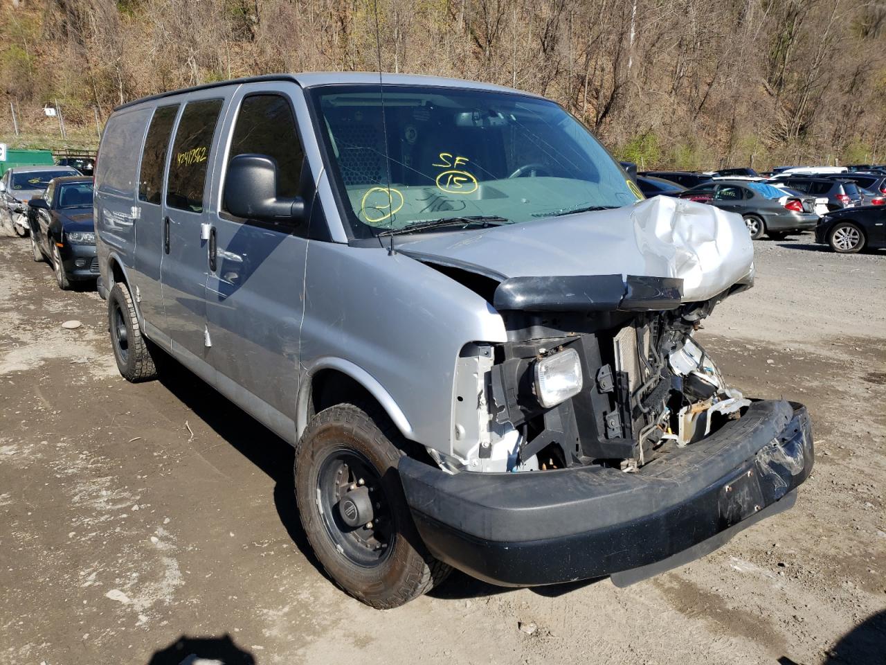 Photo 1 from auction – 2015 CHEVROLET EXPRESS G2 with VIN 1GCWGFCF1F1210456