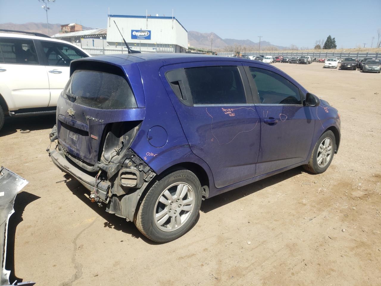 Photo 4 from auction – 2013 CHEVROLET SONIC LT with VIN 1G1JC6SB4D4202151