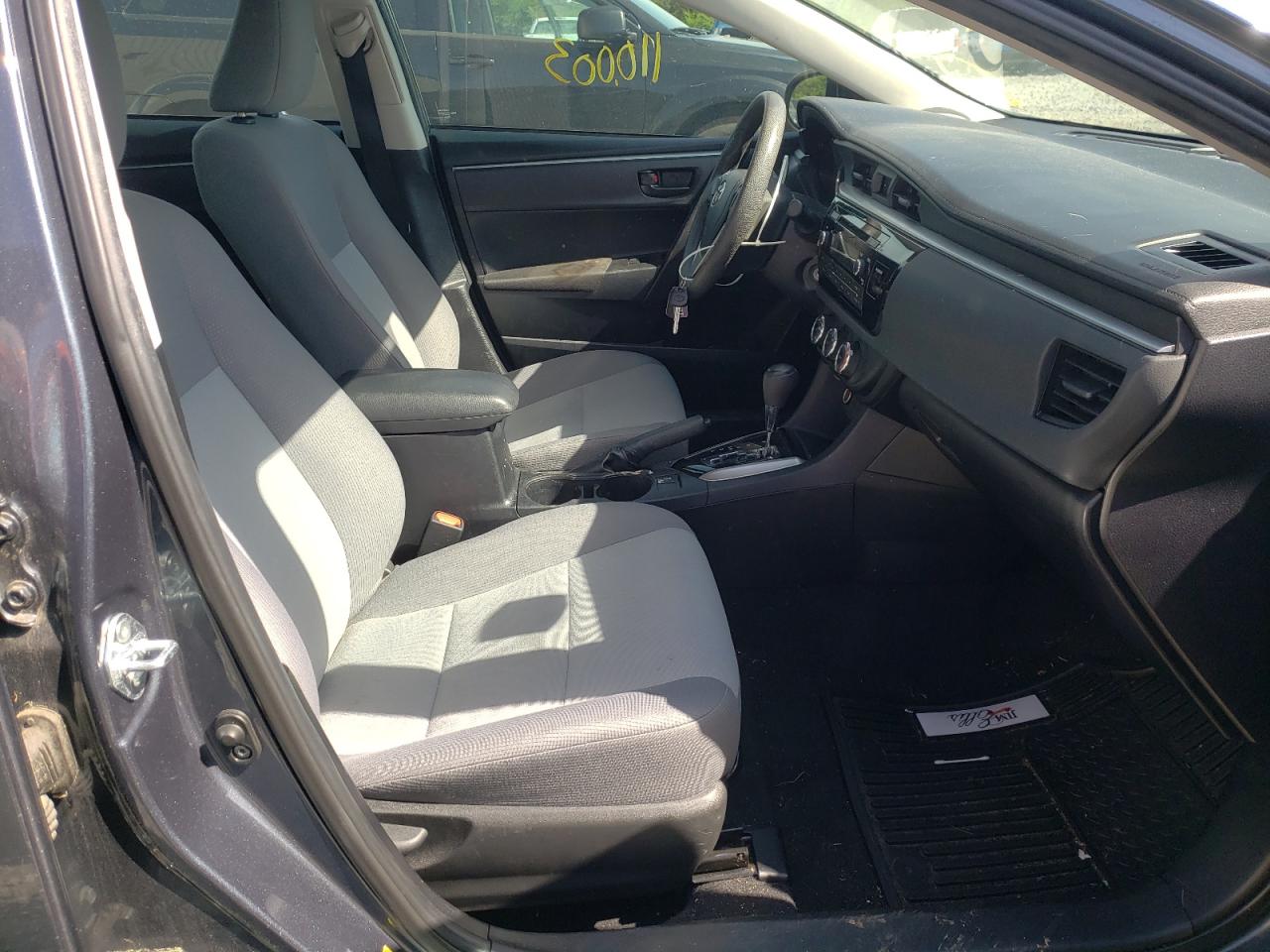 Photo 5 from auction – 2015 TOYOTA COROLLA L with VIN 2T1BURHE3FC367295