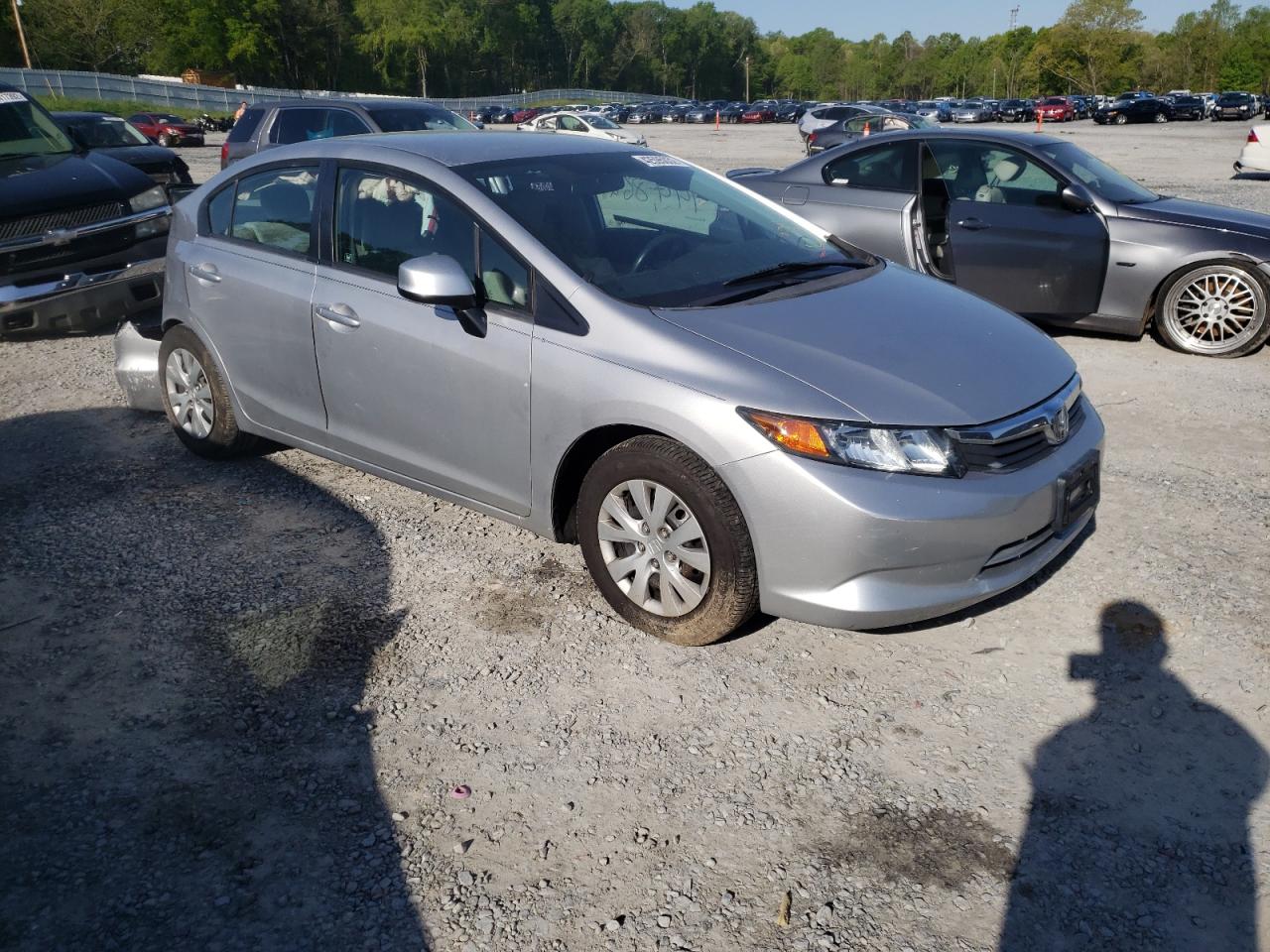 HONDA CIVIC LX 2012 with VIN 19XFB2F56CE336542 - Photo from auction