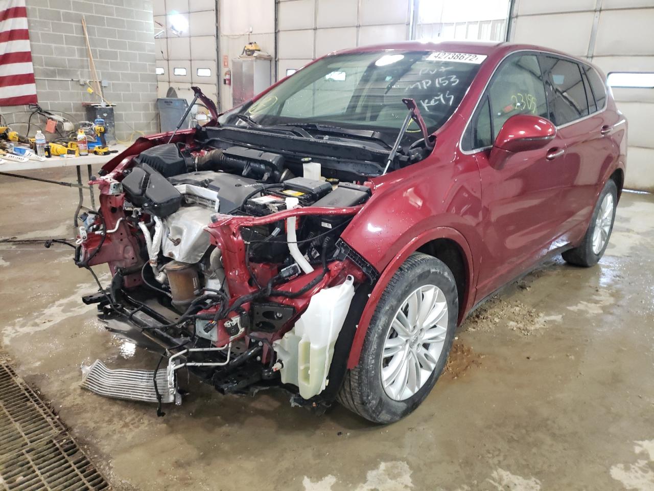 Photo 2 from auction – 2017 BUICK ENVISION P with VIN LRBFXASAXHD190488