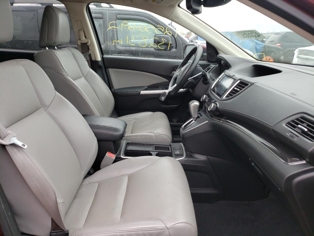 Photo 5 from auction – 2015 HONDA CR-V TOURI with VIN 5J6RM4H96FL056516