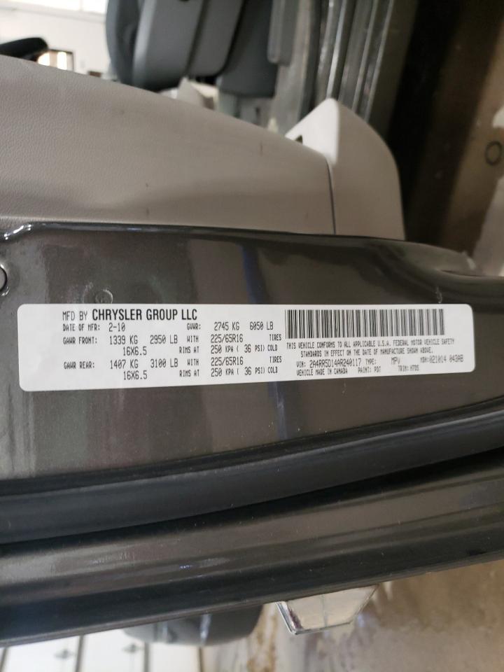 Photo 10 from auction – 2010 CHRYSLER TOWN & COU with VIN 2A4RR5D14AR240117