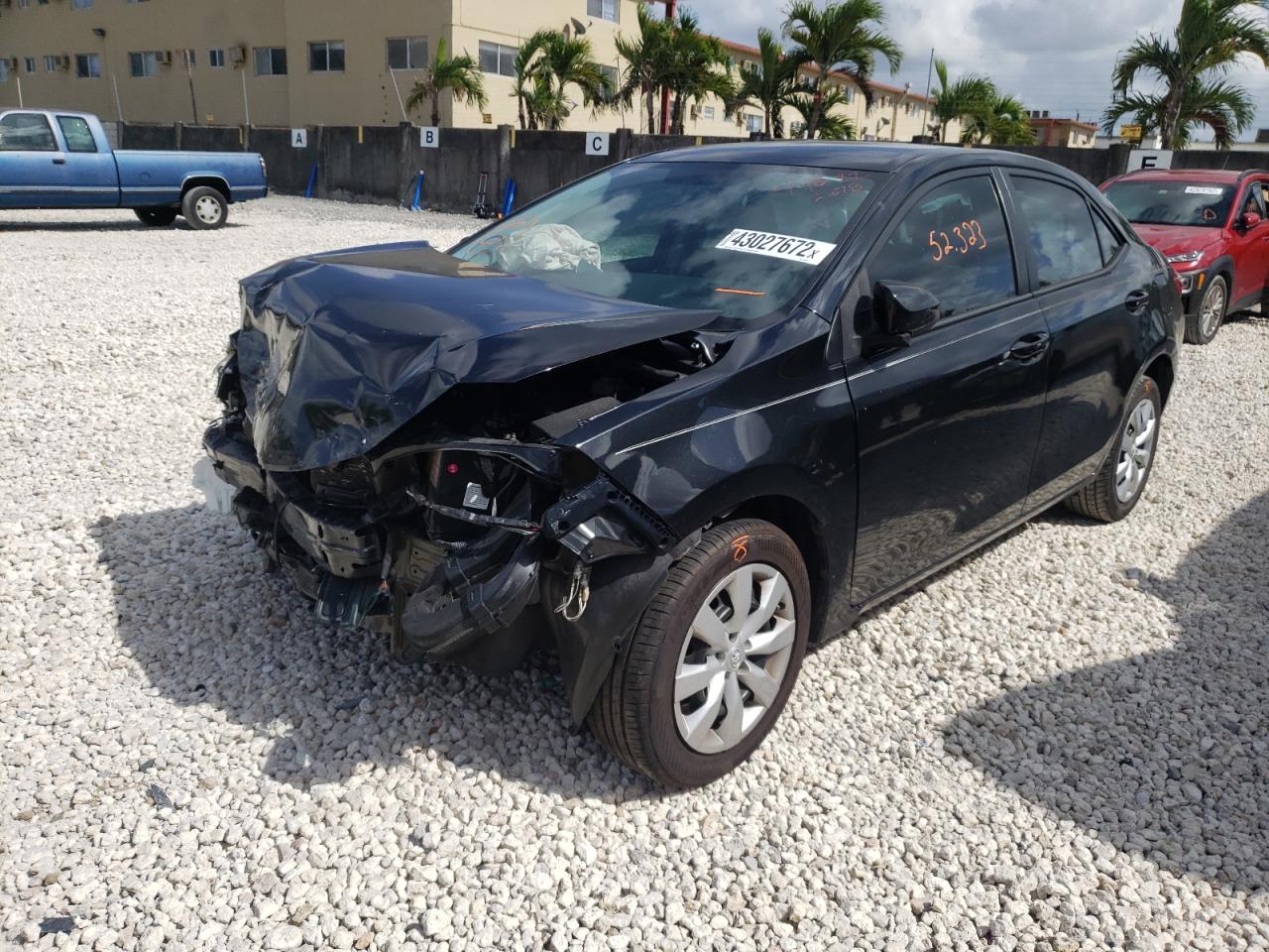 Photo 2 from auction – 2016 TOYOTA COROLLA L with VIN 5YFBURHE0GP482678