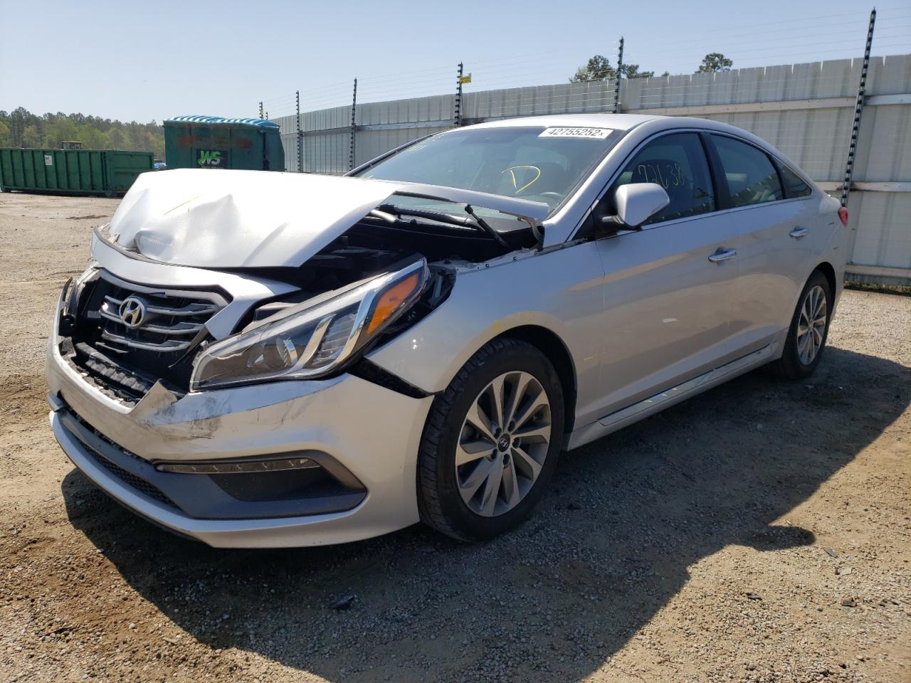 Photo 2 from auction – 2016 HYUNDAI SONATA SPO with VIN 5NPE34AF9GH314508