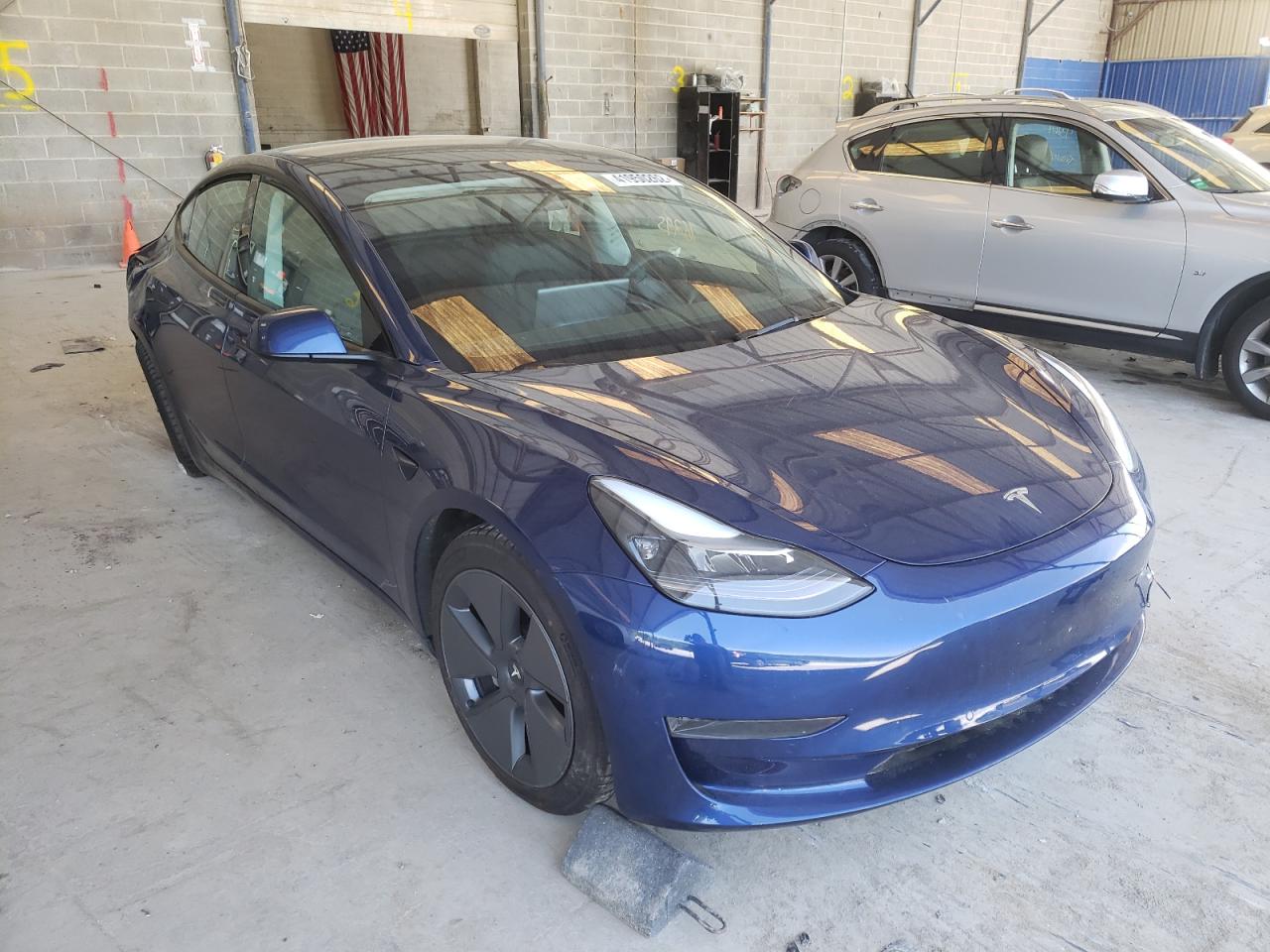 TESLA MODEL 3 2021 with VIN 5YJ3E1EA6MF094463 - Photo from auction