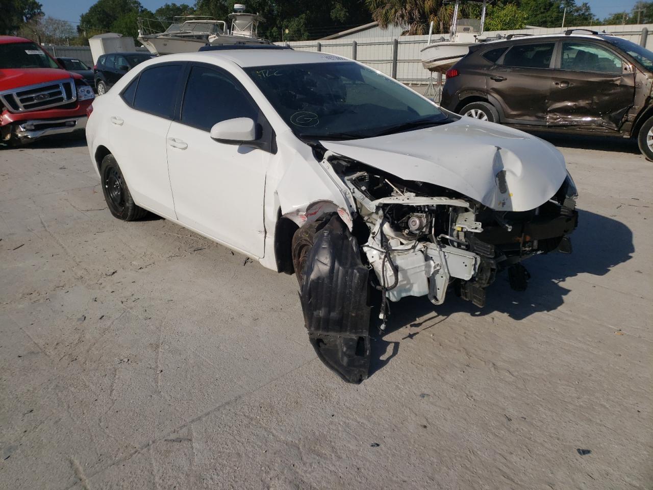TOYOTA COROLLA L 2019 with VIN 5YFBURHE5KP893051 - Photo from auction