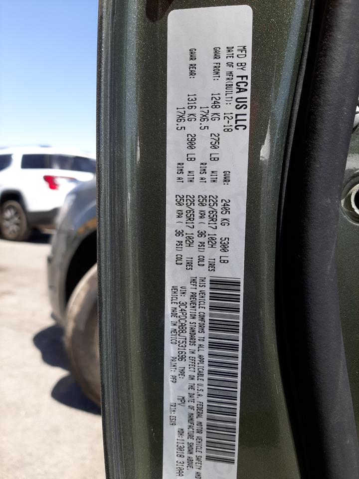 Photo 10 from auction – 2018 DODGE JOURNEY SE with VIN 3C4PDCAB8JT531696
