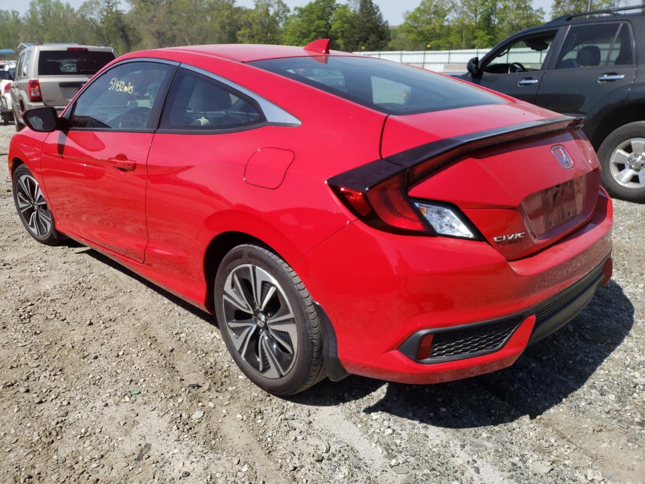 Photo 3 from auction – 2017 HONDA CIVIC EX with VIN 2HGFC3B30HH362400
