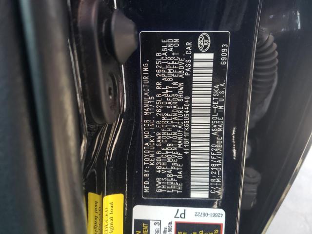 Photo 10 from auction – 2016 TOYOTA CAMRY LE with VIN 4T1BF1FK6GU544040