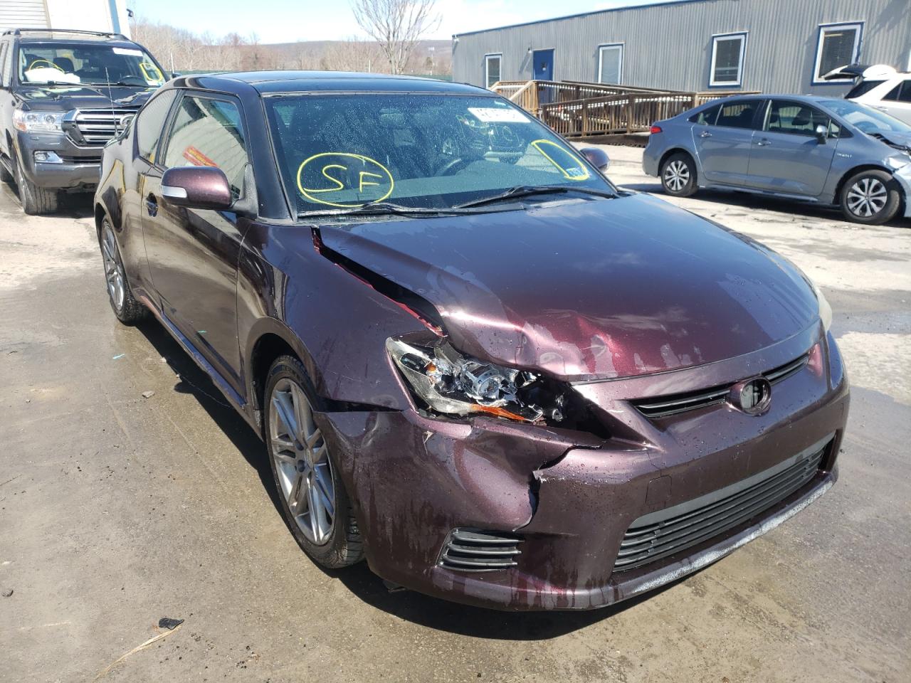 TOYOTA SCION TC 2011 with VIN JTKJF5C72B3001363 - Photo from auction