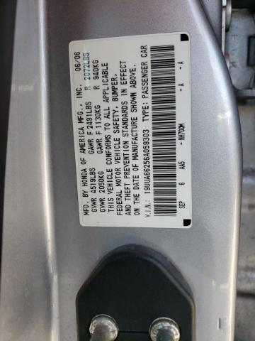 Photo 10 from auction – 2006 ACURA 3.2TL with VIN 19UUA66256A059303