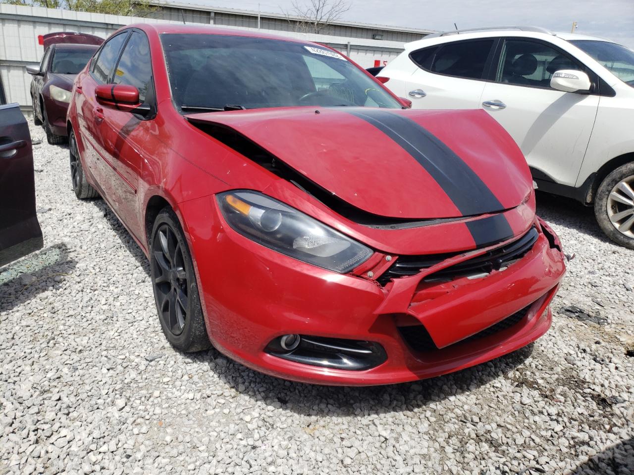 DODGE DART SXT 2013 with VIN 1C3CDFBA9DD338381 - Photo from auction