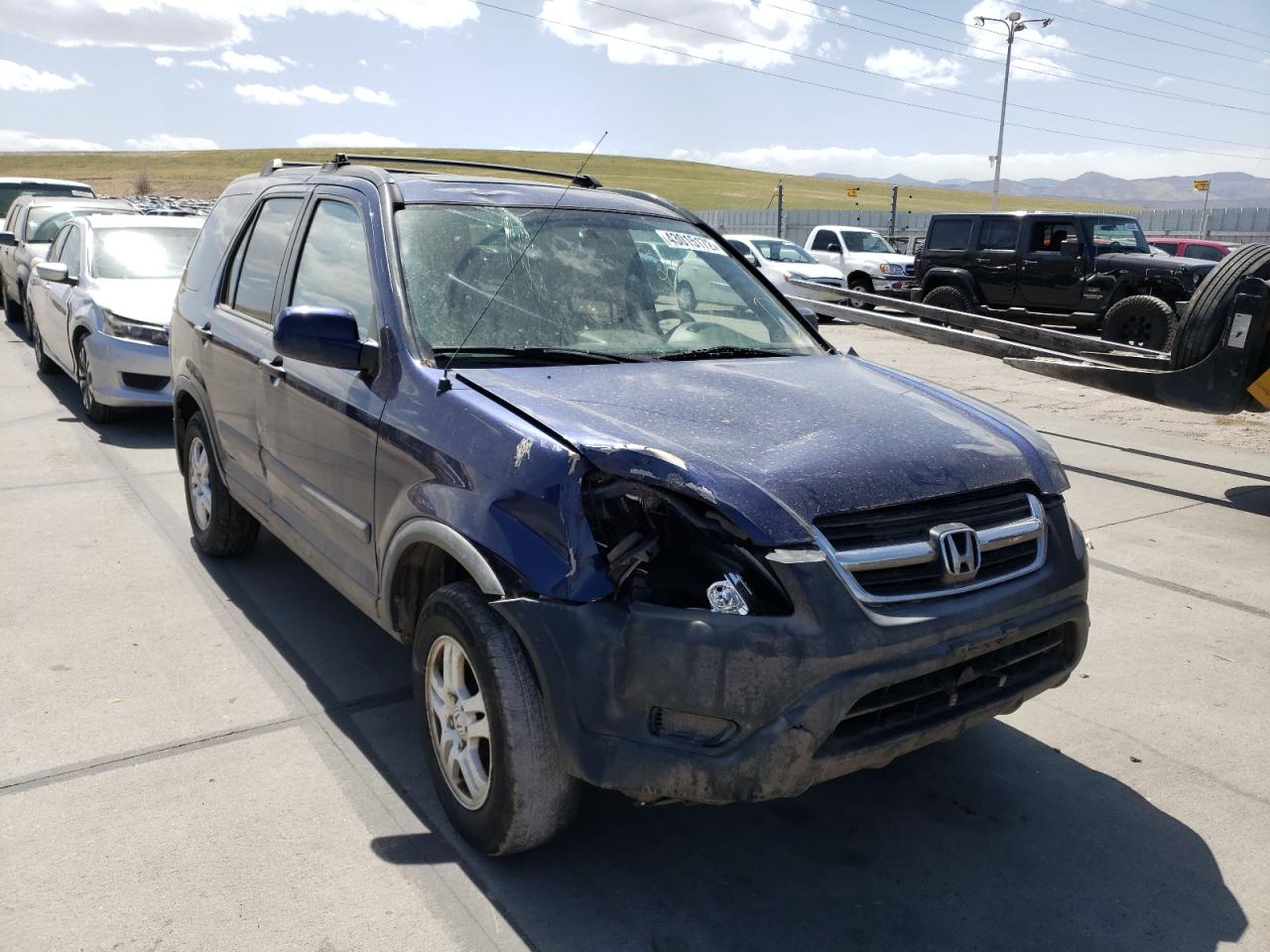 HONDA CR-V EX 2004 with VIN JHLRD78854C056828 - Photo from auction