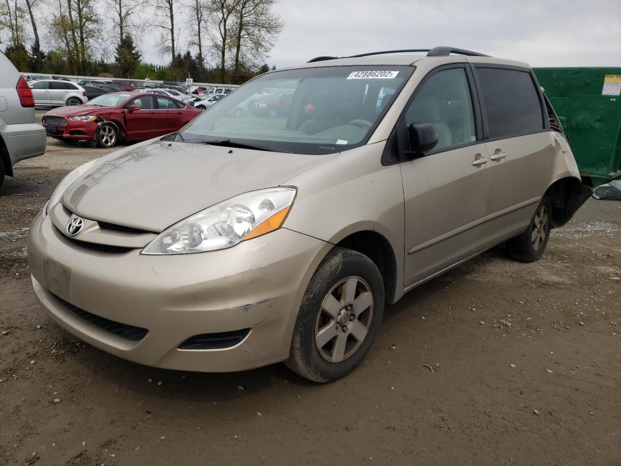 Photo 2 from auction – 2007 TOYOTA SIENNA CE with VIN 5TDZK23CX7S086735