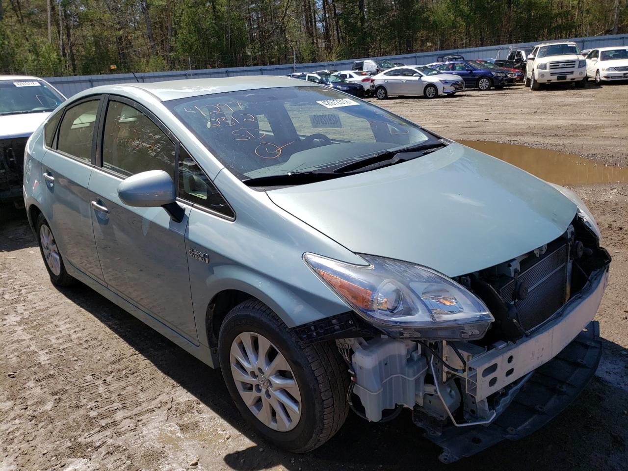 TOYOTA PRIUS PLUG 2012 with VIN JTDKN3DP7C3019893 - Photo from auction