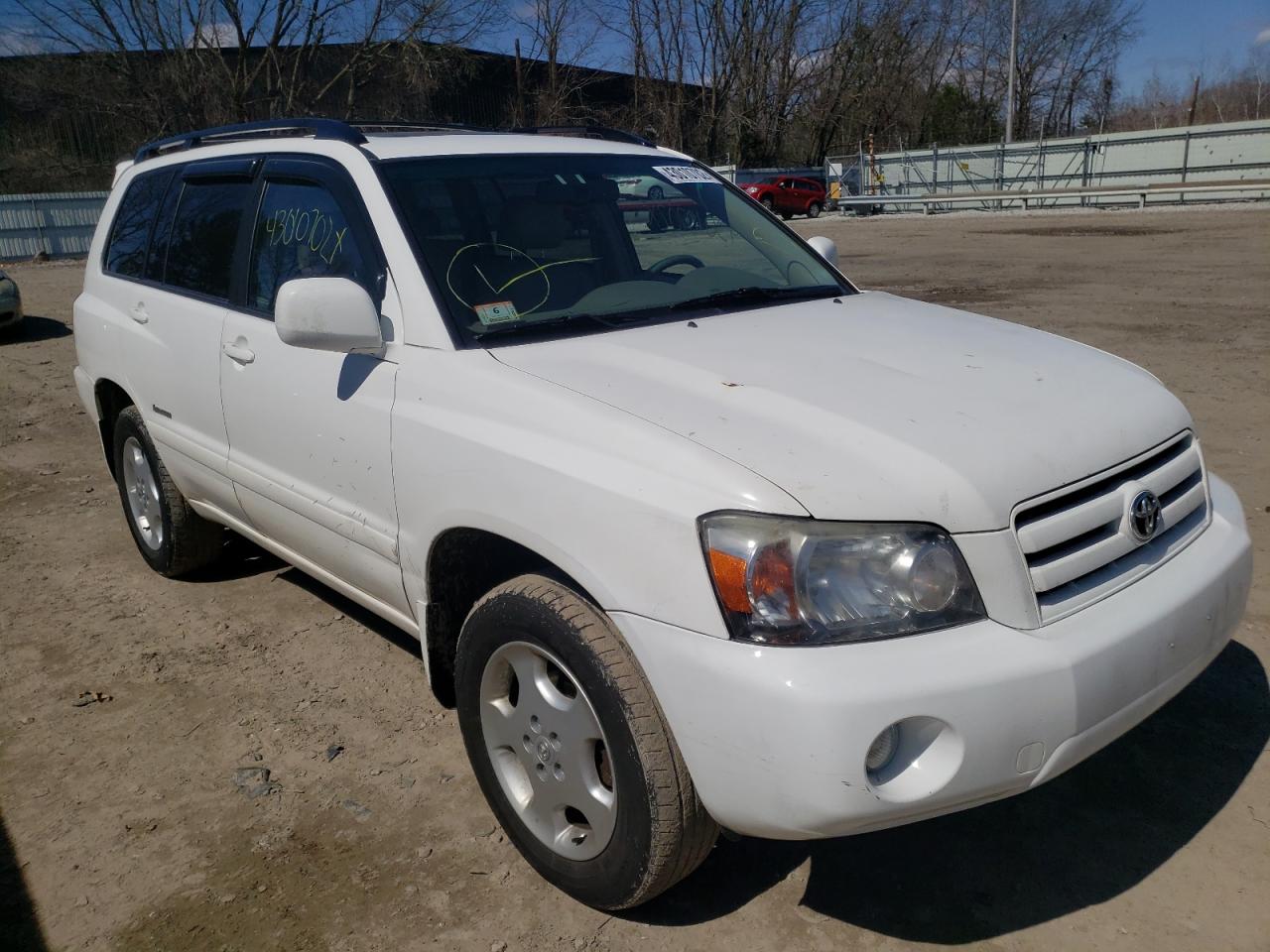 TOYOTA HIGHLANDER 2007 with VIN JTEEP21AX70211457 - Photo from auction