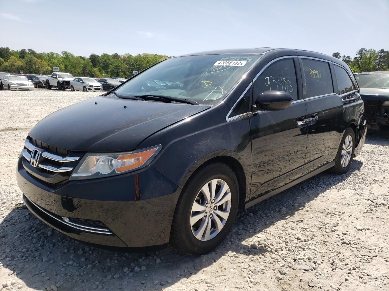 Photo 2 from auction – 2016 HONDA ODYSSEY EX with VIN 5FNRL5H69GB032137