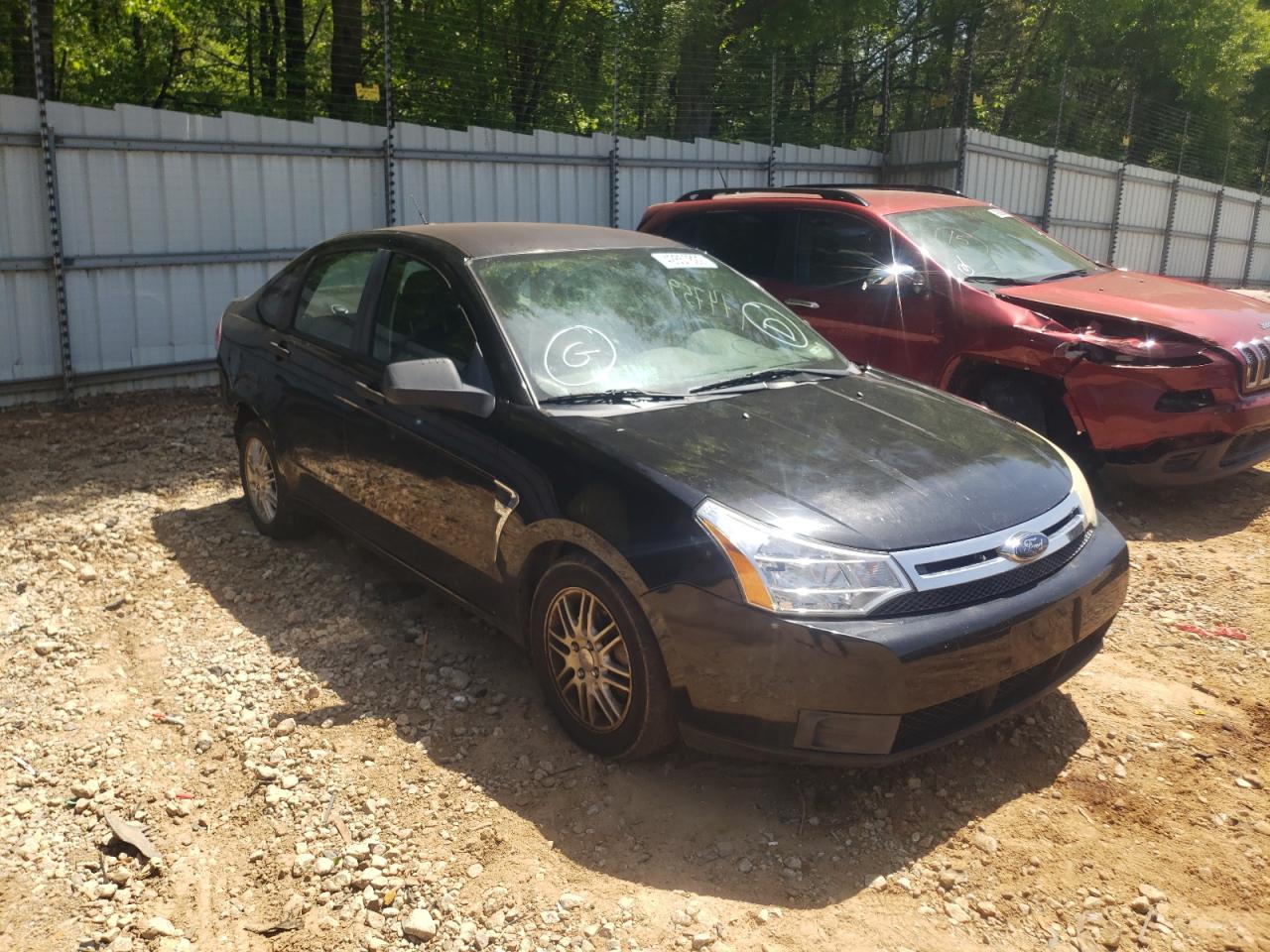 FORD FOCUS 2008 with VIN 1FAHP35N08W222055 - Photo from auction