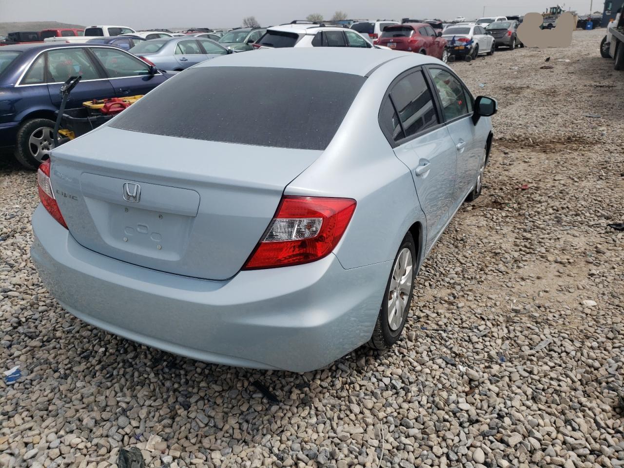 Photo 4 from auction – 2012 HONDA CIVIC LX with VIN 19XFB2F58CE336719
