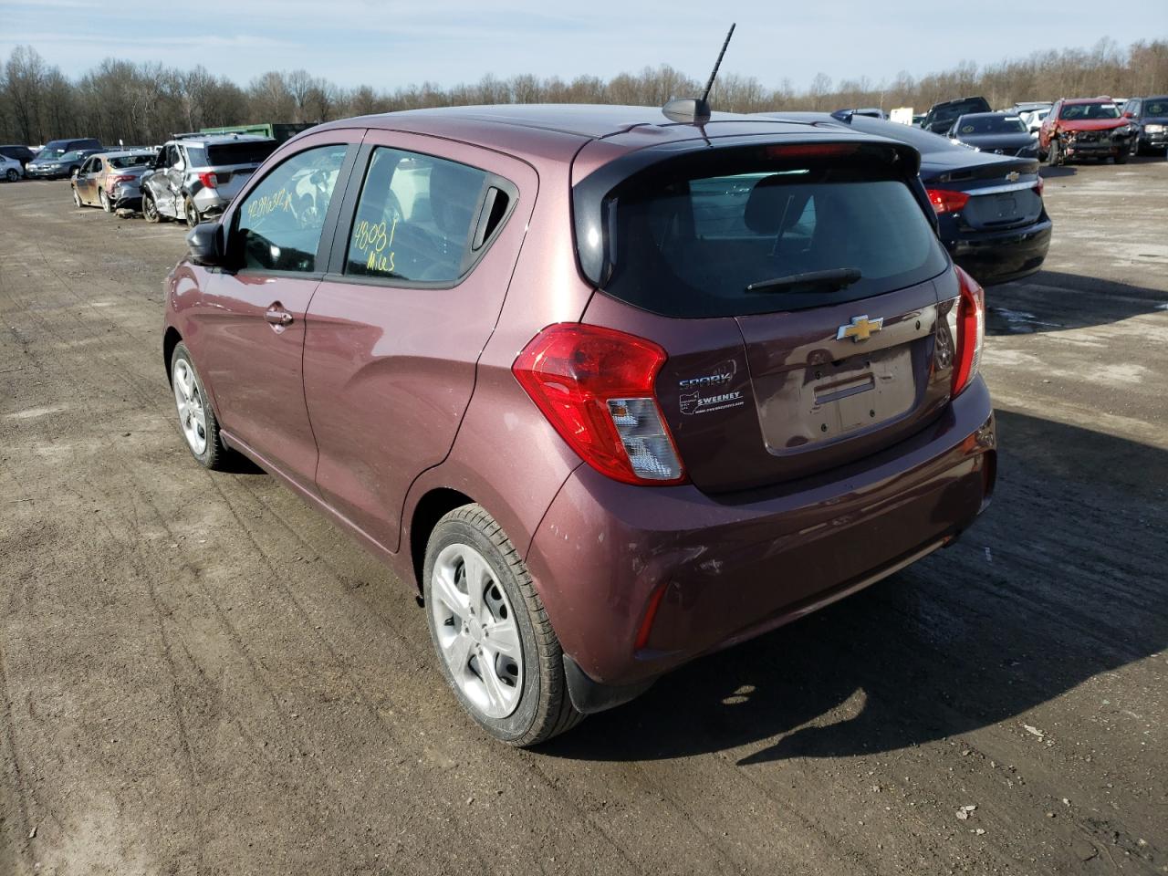 Photo 3 from auction – 2020 CHEVROLET SPARK LS with VIN KL8CB6SA8LC428569
