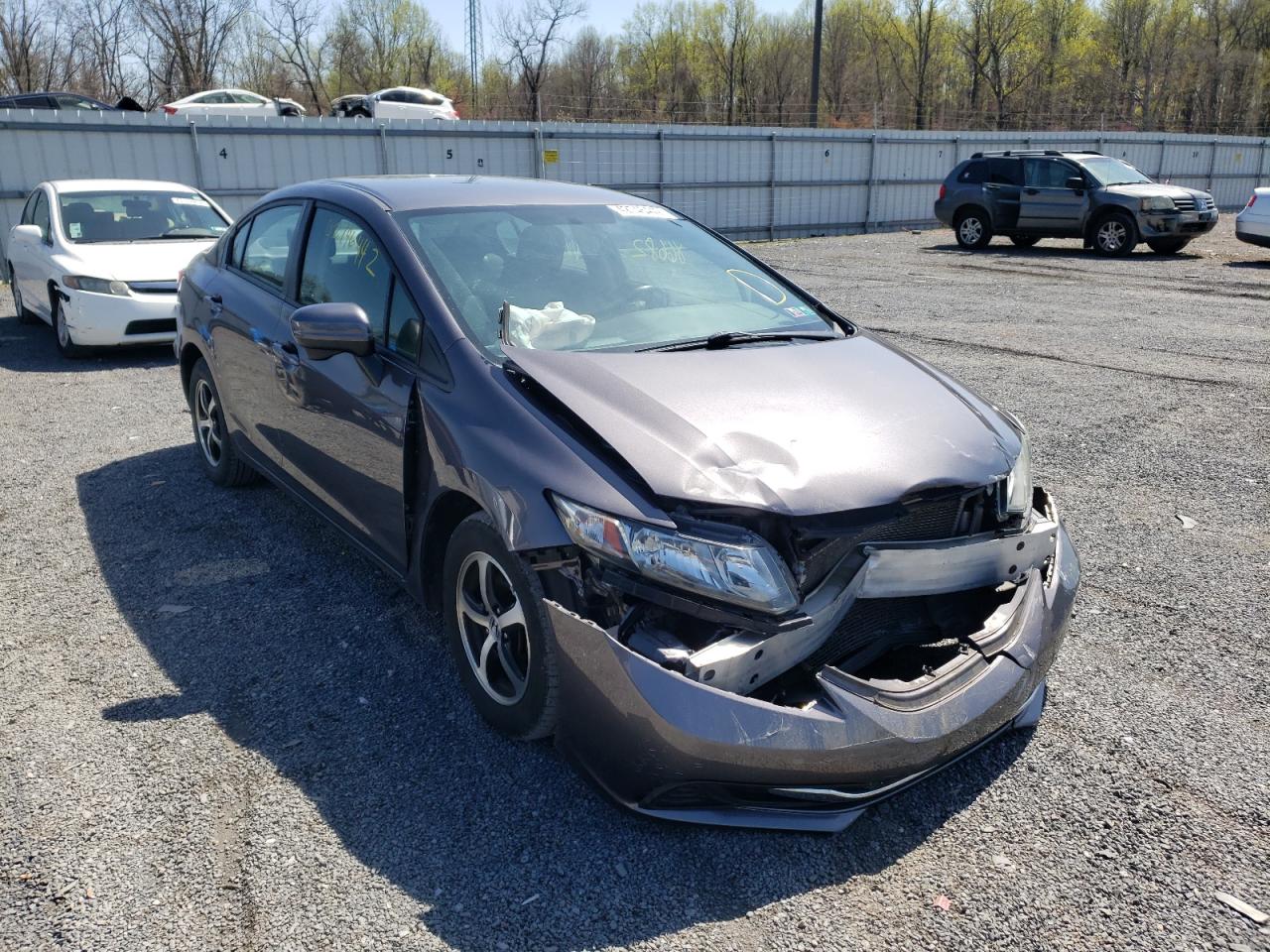 HONDA CIVIC SE 2015 with VIN 19XFB2F74FE273480 - Photo from auction