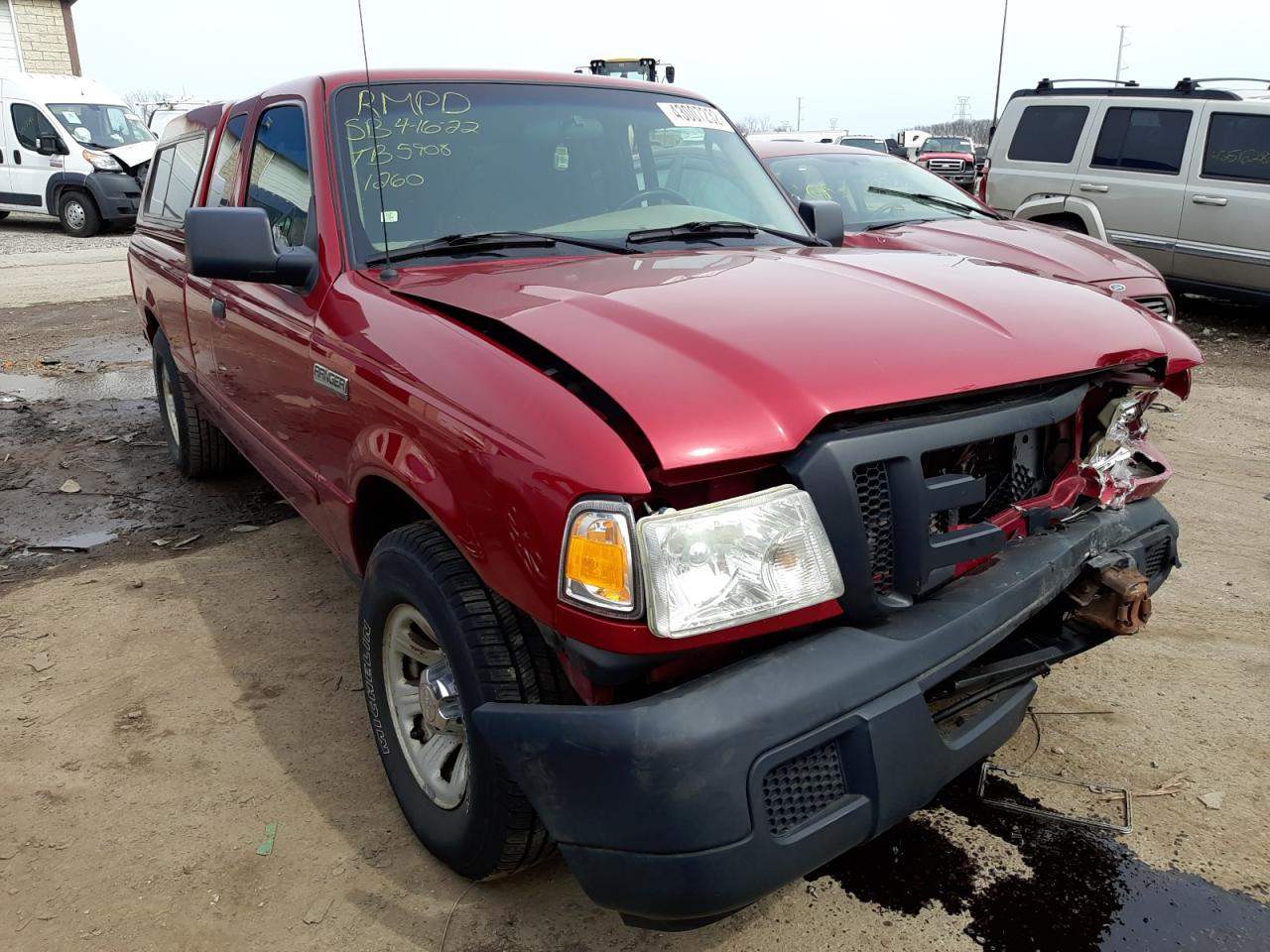 FORD RANGER SUP 2007 with VIN 1FTYR44U97PA01260 - Photo from auction