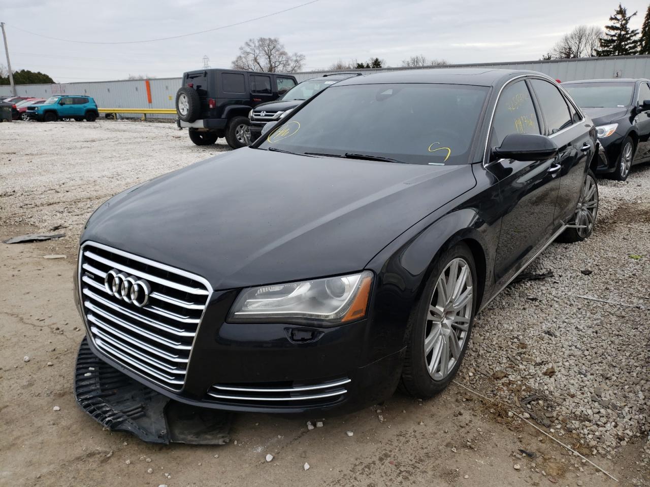 Photo 2 from auction – 2013 AUDI A8 QUATTRO with VIN WAUAGAFD8DN009633