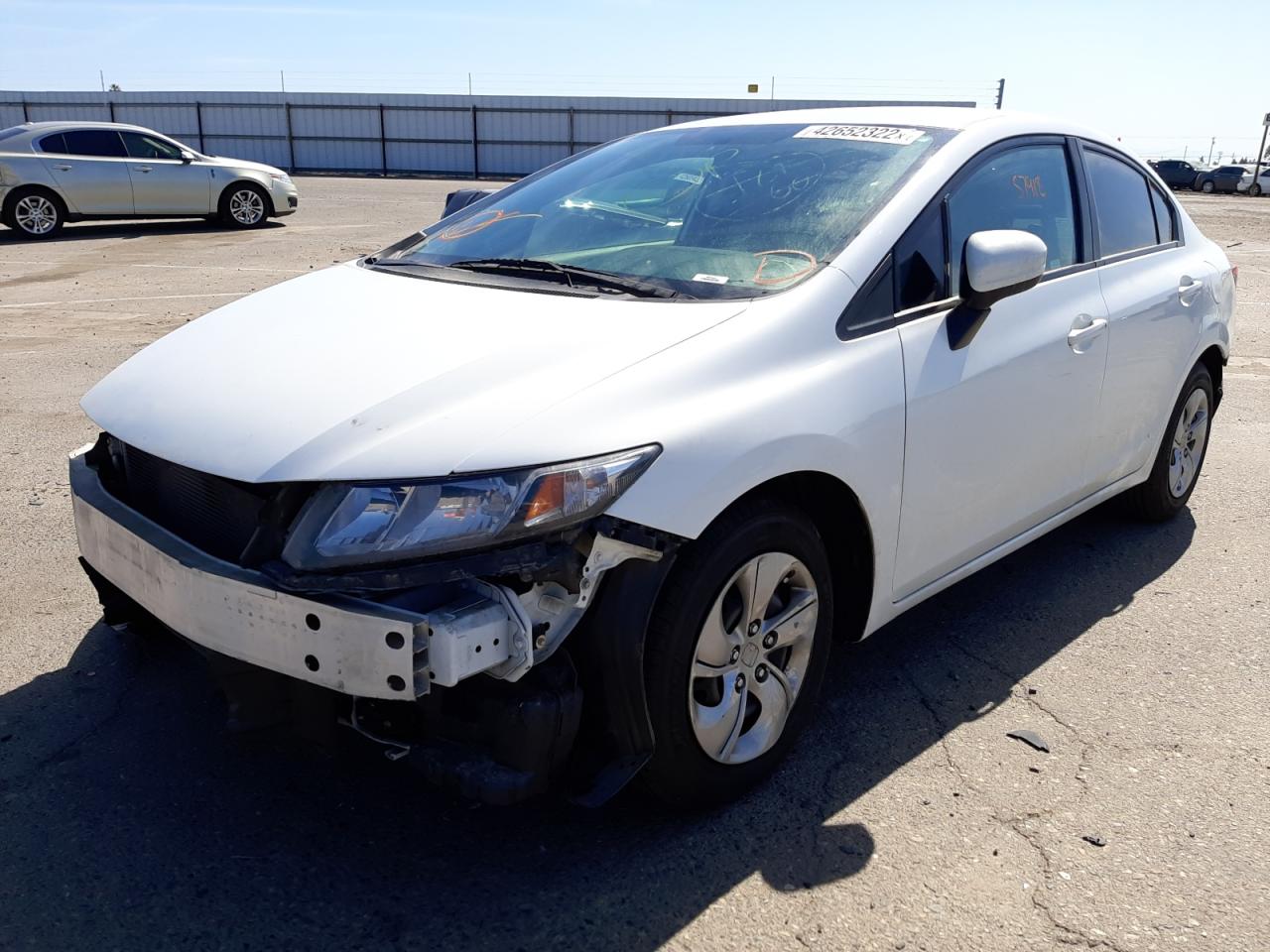 Photo 12 from auction – 2015 HONDA CIVIC LX with VIN 19XFB2F58FE704563