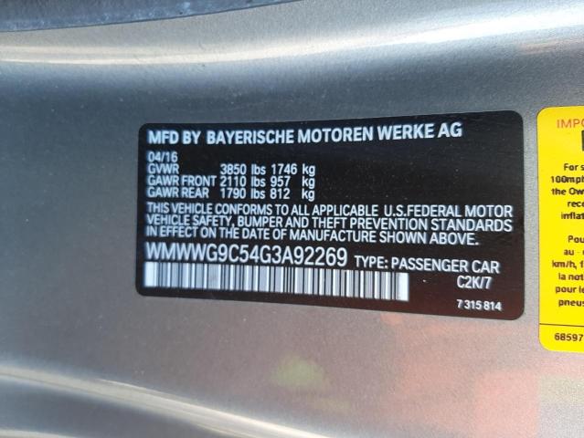 Photo 10 from auction – 2016 MINI COOPER S with VIN WMWWG9C54G3A92269