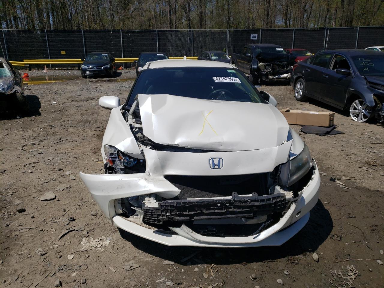 Photo 9 from auction – 2013 HONDA CR-Z with VIN JHMZF1D45DS002487