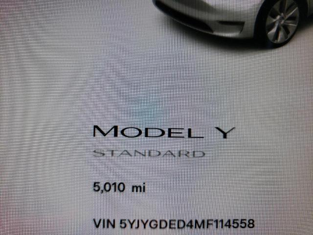 Photo 8 from auction – 2021 TESLA MODEL Y with VIN 5YJYGDED4MF114558
