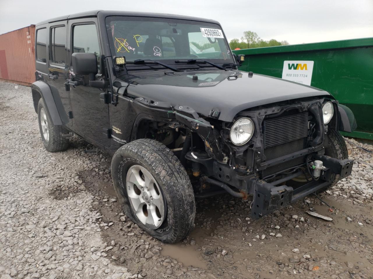 JEEP WRANGLER U 2015 with VIN 1C4BJWEG0FL684375 - Photo from auction