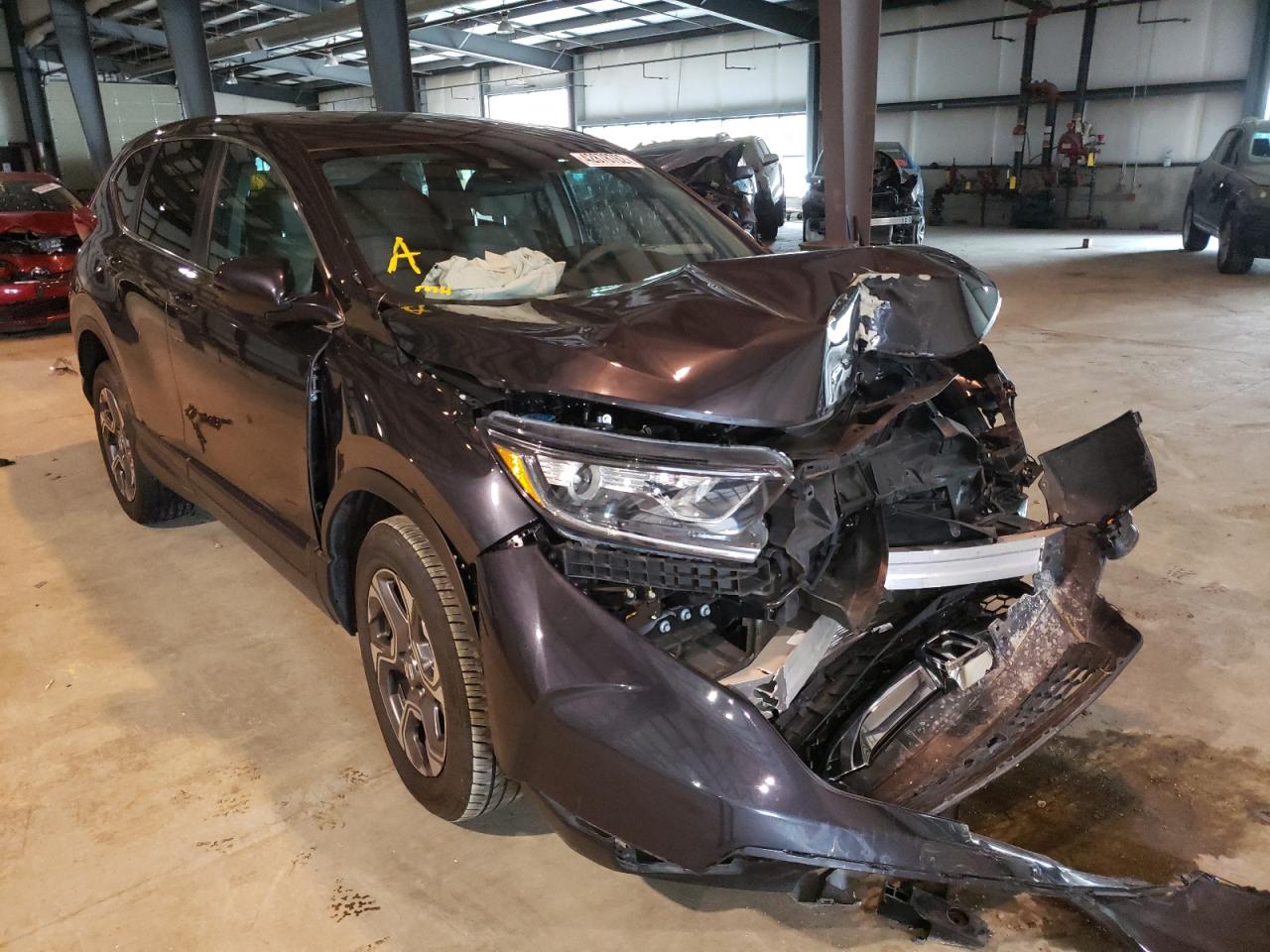 Photo 1 from auction – 2018 HONDA CR-V EX with VIN 2HKRW2H52JH632407