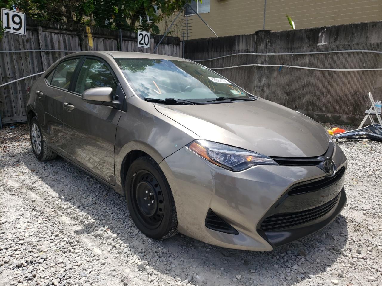Photo 1 from auction – 2019 TOYOTA COROLLA L with VIN 2T1BURHE9KC239251