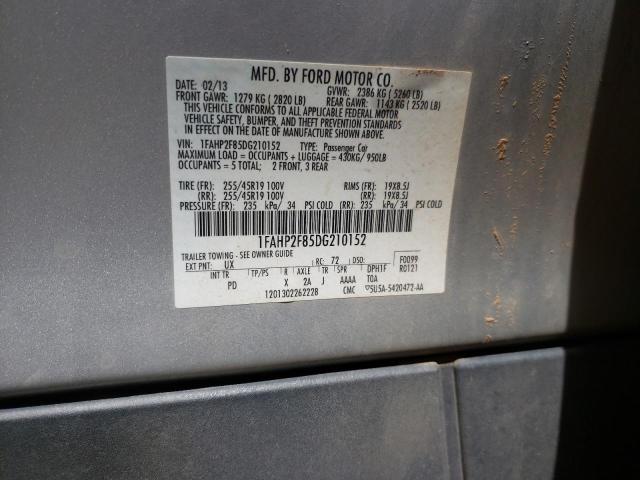 Photo 10 from auction – 2013 FORD TAURUS LIM with VIN 1FAHP2F85DG210152