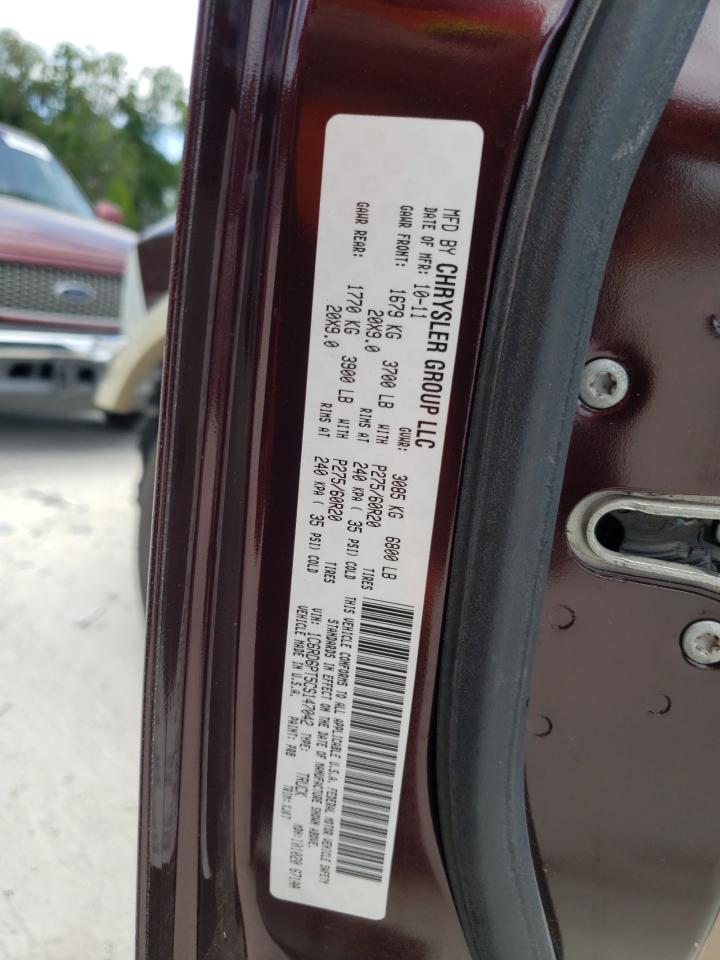 Photo 10 from auction – 2012 DODGE RAM 1500 L with VIN 1C6RD6PT5CS147042
